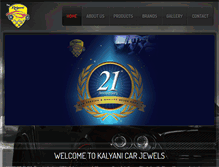 Tablet Screenshot of kalyanicarjewels.com